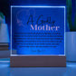 Godly Mother Heartfelt Acrylic Plaque - Pink