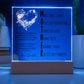Christian Mother Acronym from Daughter Square Acrylic Plaque