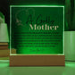 Godly Mother Heartfelt Acrylic Plaque - Pink