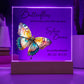 Butterfly Memorial Personalized Plaque for Loss of Loved One