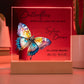 Butterfly Memorial Personalized Plaque for Loss of Loved One
