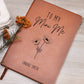 To My Mini Me Personalized Leather Journal, Letters to My Daughter Journal, Custom Leather Notebook to Daughter Keepsake Journal